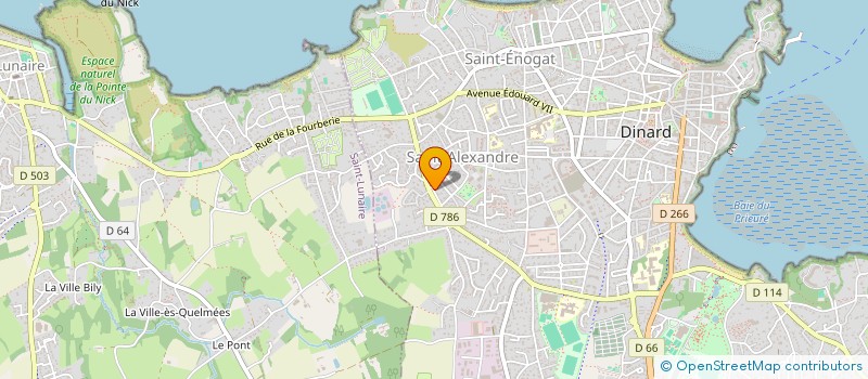 localisation de l'entreprise SCI PANNIER  DINARD