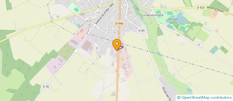 localisation de l'entreprise SCI PANO  AUBIGNY-SUR-NERE