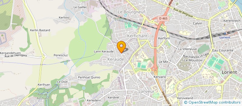 localisation de l'entreprise SCI PANOMAC à PLOEMEUR