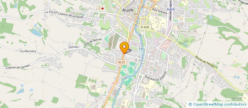 localisation de l'entreprise SCI PANONT à AUCH