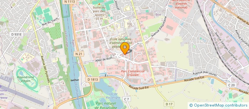 localisation de l'entreprise SCI PANORA  BOE