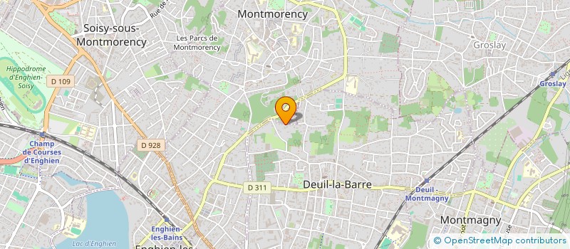 localisation de l'entreprise SCI PANORAMA  DEUIL-LA-BARRE