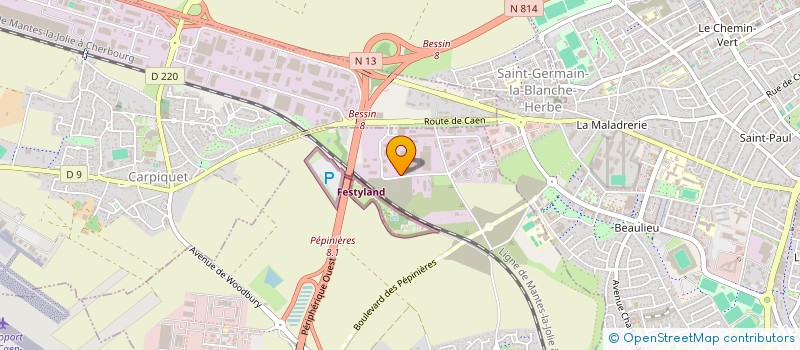 localisation de l'entreprise SCI PANORAMA DU GOLF  BRETTEVILLE-SUR-ODON