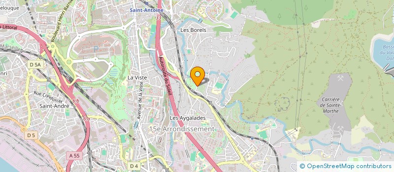 localisation de l'entreprise SCI PANORAMAS LES ADRETS à MARSEILLE