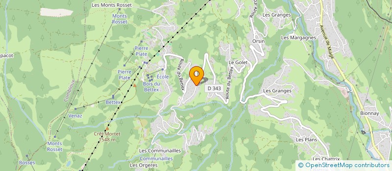 localisation de l'entreprise SCI PANORAMAX  SAINT-GERVAIS-LES-BAINS