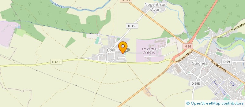 localisation de l'entreprise SCI PANORAMIX  YEBLES