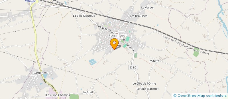 localisation de l'entreprise SCI PANORAMIX  POMMERET