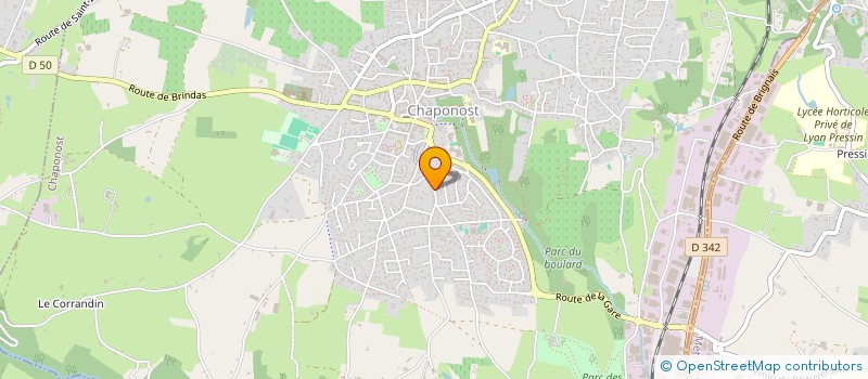 localisation de l'entreprise SCI PANOSSIAN  CHAPONOST