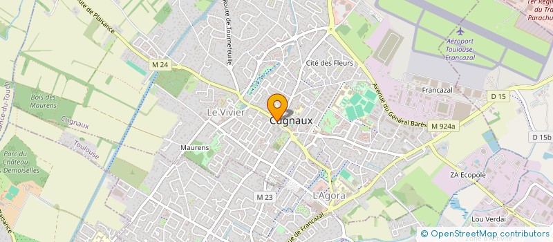 localisation de l'entreprise SCI PANOU  CUGNAUX