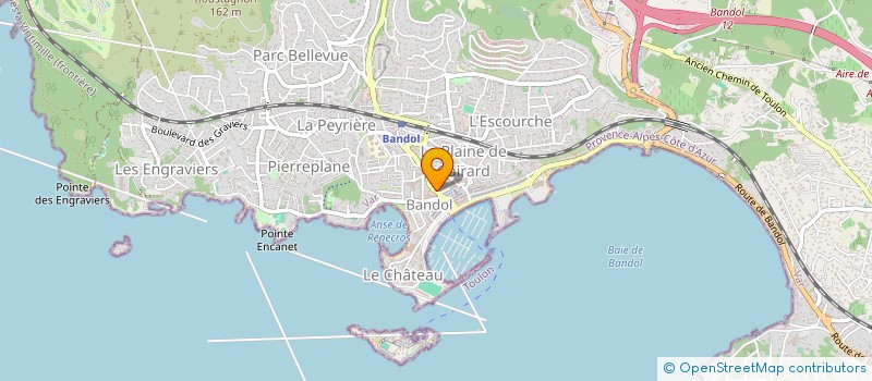 localisation de l'entreprise SCI PANPAN  BANDOL