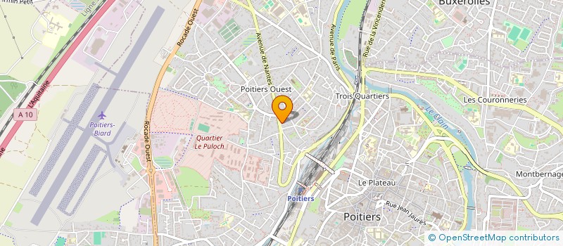 localisation de l'entreprise SCI PANSE BETES  POITIERS