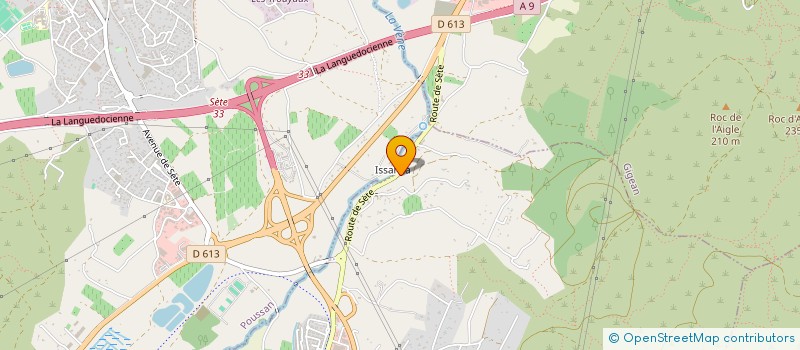 localisation de l'entreprise SCI PANSERRIEU  BALARUC-LE-VIEUX