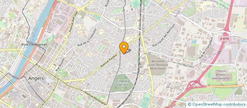 localisation de l'entreprise SCI PANTAPALON à ANGERS
