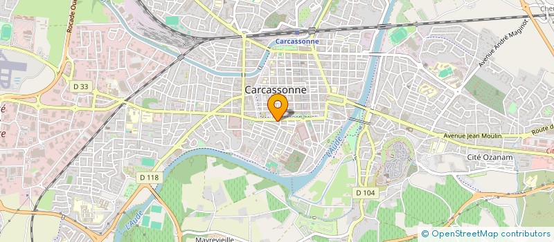 localisation de l'entreprise SCI PANTEL-HUILLET à CARCASSONNE