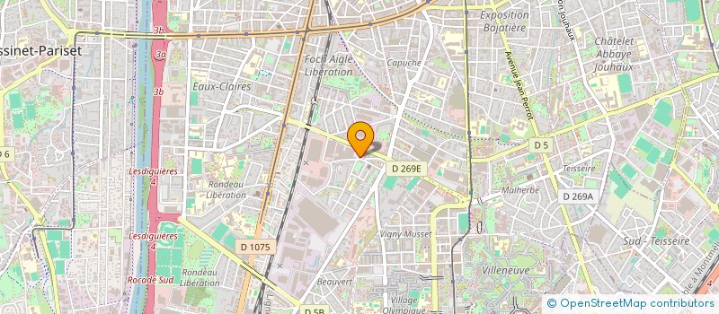 localisation de l'entreprise SCI PANTEL LORENTE  GRENOBLE
