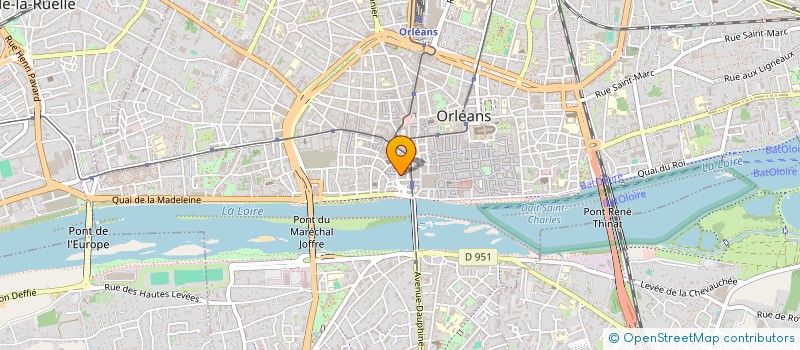 localisation de l'entreprise SCI PANTELLERIA à ORLEANS