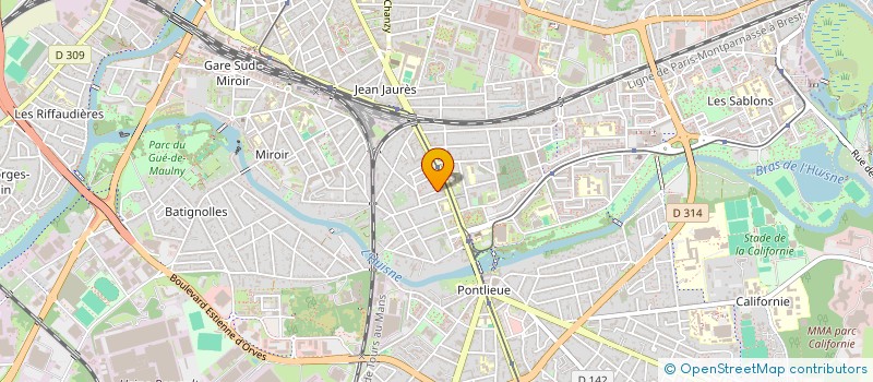 localisation de l'entreprise SCI PANTESQUE  LE MANS