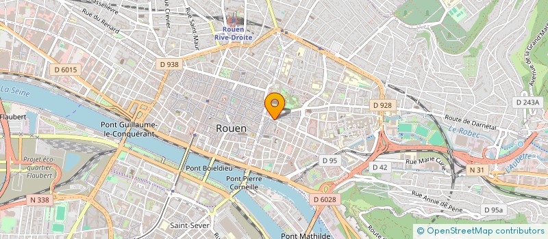 localisation de l'entreprise SCI PANTIN ARAGO  ROUEN