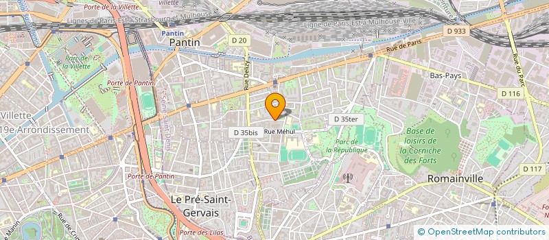 localisation de l'entreprise SCI PANTIN IMMOBILIER à PANTIN