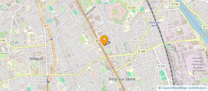 localisation de l'entreprise SCI PANXU  VITRY-SUR-SEINE