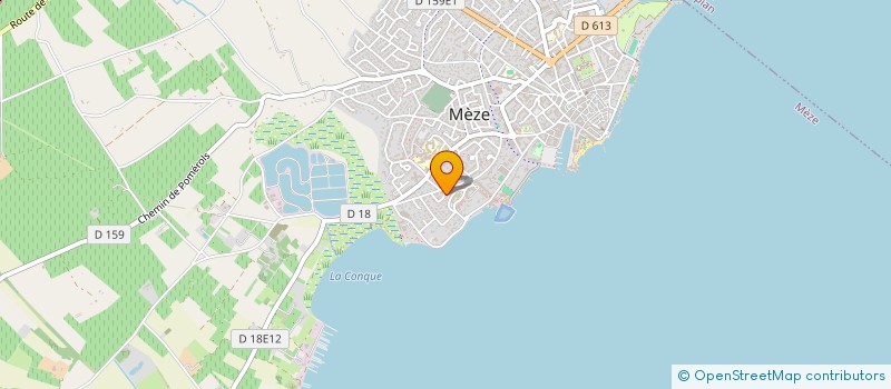 localisation de l'entreprise SCI PAO à MEZE