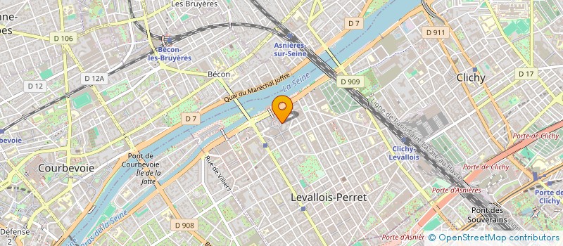 localisation de l'entreprise SCI PAO IMMOBILIER à LEVALLOIS-PERRET