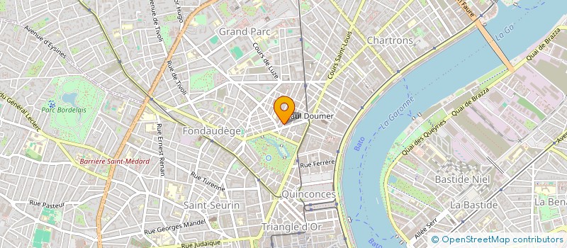 localisation de l'entreprise SCI PAOLA  BORDEAUX