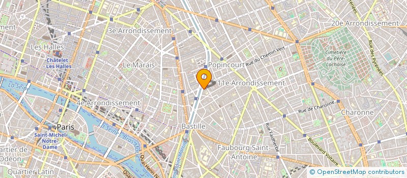 localisation de l'entreprise SCI PAOLA CAROLINE  PARIS