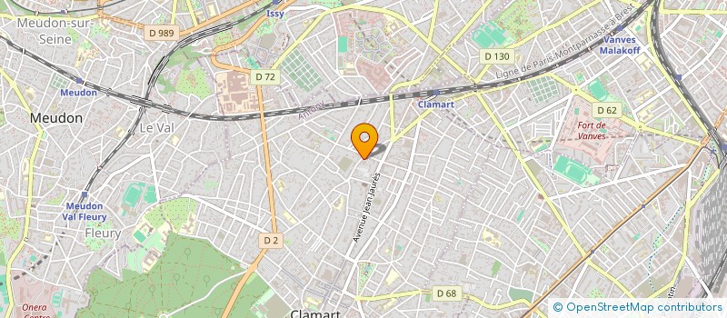 localisation de l'entreprise SCI PAOLAZEVA  CLAMART