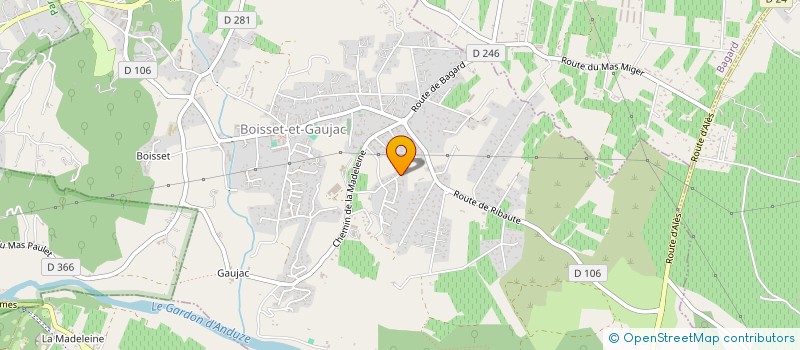 localisation de l'entreprise SCI PAOLENZO  BOISSET-ET-GAUJAC