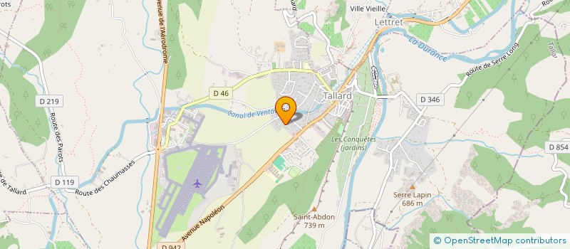 localisation de l'entreprise SCI PAOLINA IMMO  TALLARD