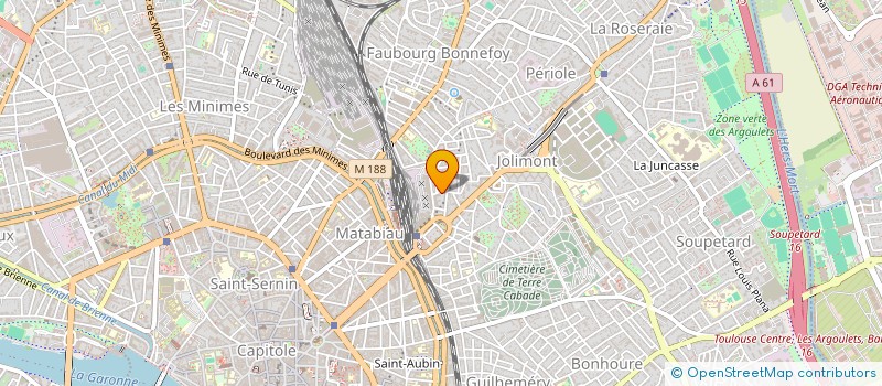 localisation de l'entreprise SCI PAOLINOM à TOULOUSE