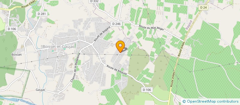 localisation de l'entreprise SCI PAOLIZ  BOISSET-ET-GAUJAC