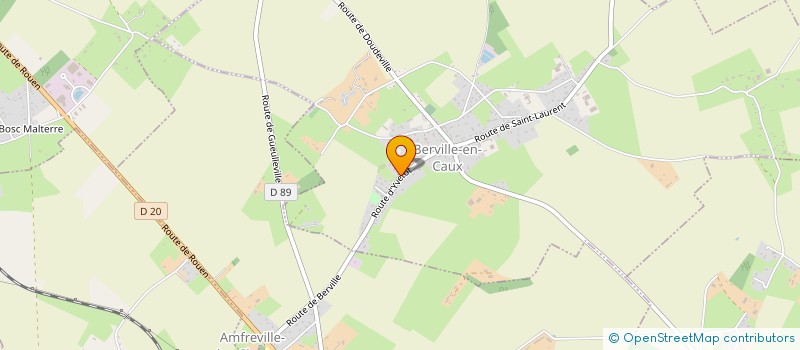 localisation de l'entreprise SCI PAOLORELIE  BERVILLE-EN-CAUX