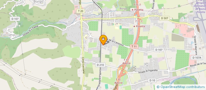 localisation de l'entreprise SCI PAONE - LENZA LONGA à BORGO