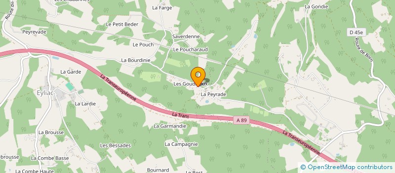 localisation de l'entreprise SCI PAOS  BASSILLAC ET AUBEROCHE