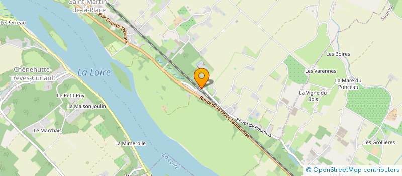 localisation de l'entreprise SCI PAP  GENNES-VAL-DE-LOIRE