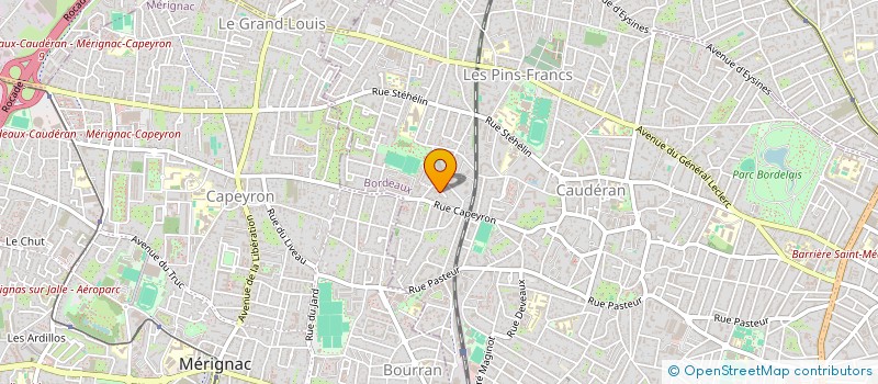 localisation de l'entreprise SCI PAP  BORDEAUX