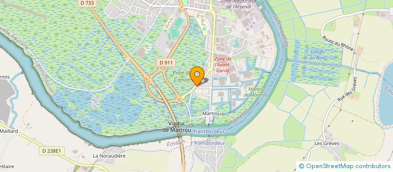 localisation de l'entreprise SCI PAP  ROCHEFORT