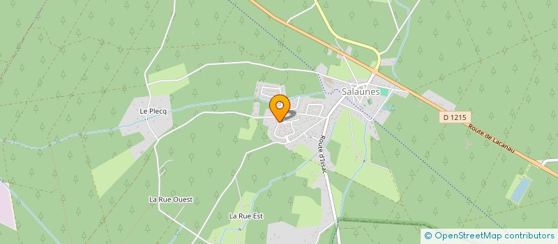 localisation de l'entreprise SCI PAPA  SALAUNES