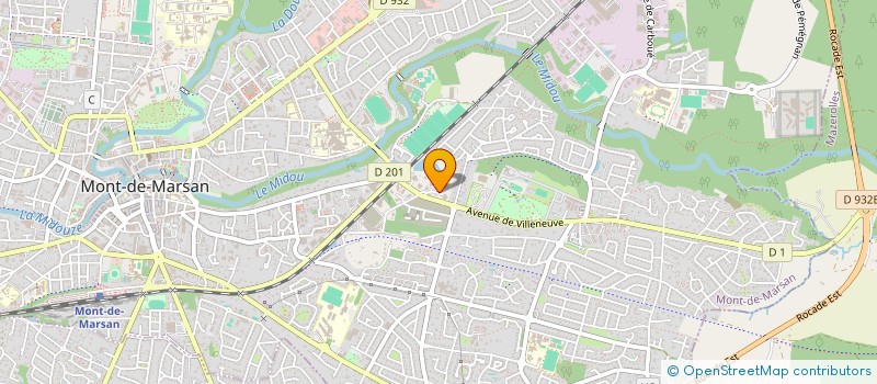 localisation de l'entreprise SCI PAPADA à MONT-DE-MARSAN