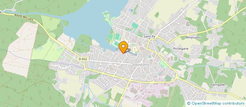 localisation de l'entreprise SCI PAPAILHAU  SOUSTONS