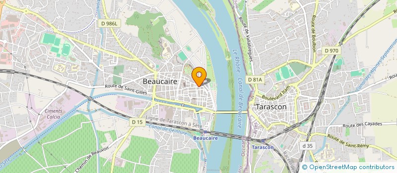 localisation de l'entreprise SCI PAPALA  BEAUCAIRE