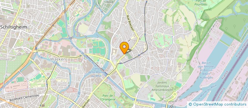 localisation de l'entreprise SCI PAPALINE  STRASBOURG