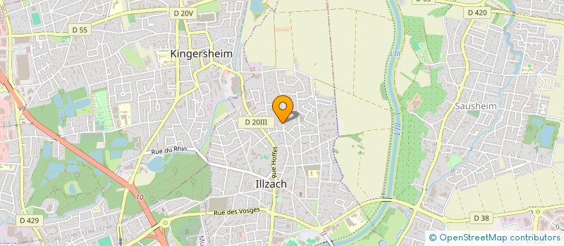 localisation de l'entreprise SCI PAPAPA  ILLZACH