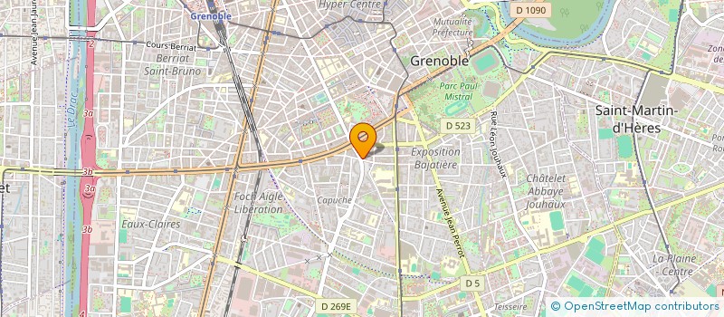 localisation de l'entreprise SCI PAPAPOUFE  GRENOBLE