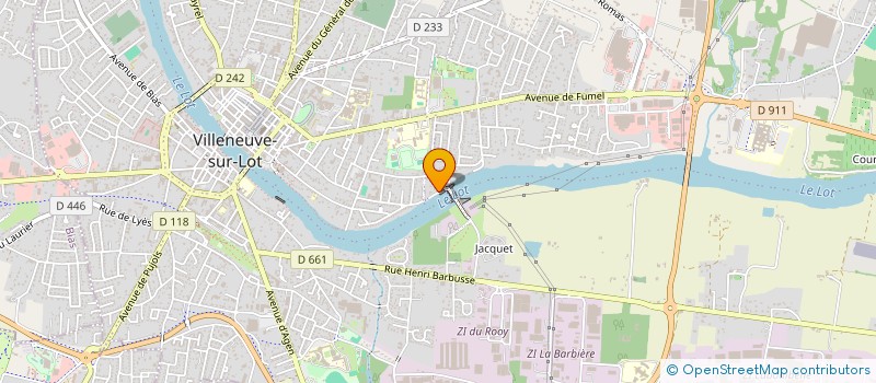 localisation de l'entreprise SCI PAPAPOYE  VILLENEUVE-SUR-LOT