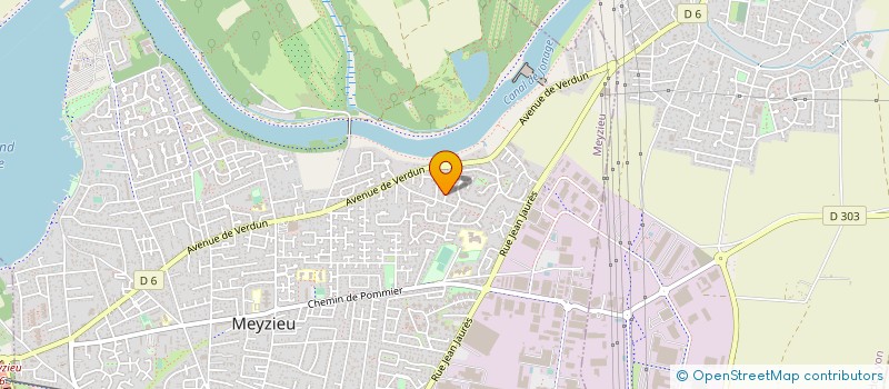 localisation de l'entreprise SCI PAPARINA  MEYZIEU