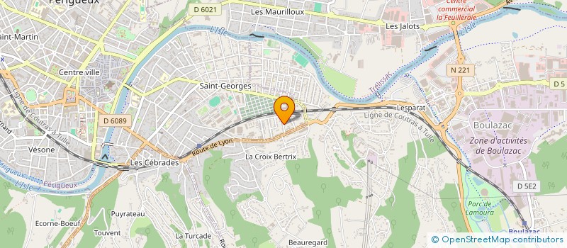 localisation de l'entreprise SCI PAPAS à PERIGUEUX