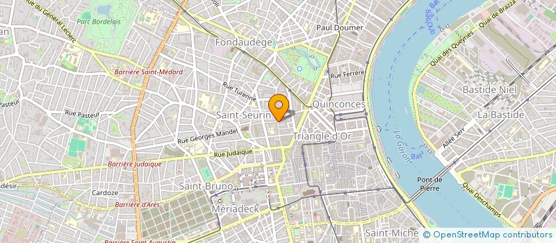 localisation de l'entreprise SCI PAPAXANTHOS  BORDEAUX